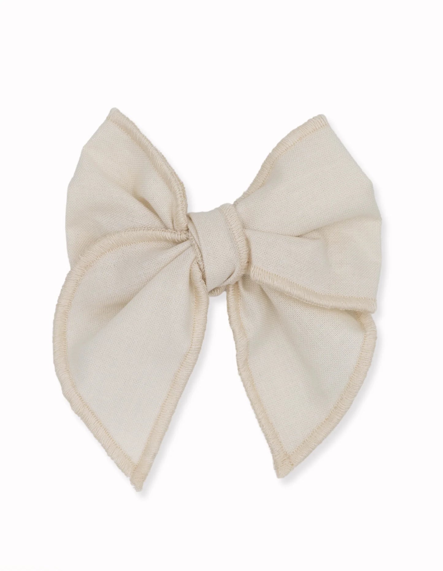 Organic Cotton Fable Bow - Ivory