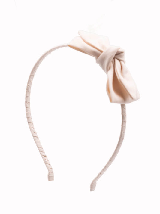 Organic Cotton Double Bow Headband - Luna