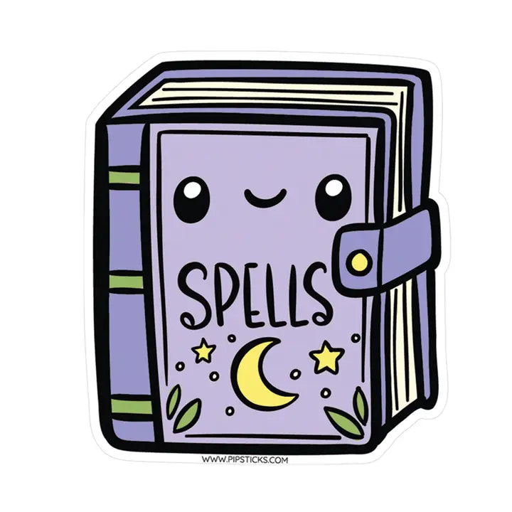 Spell Book Vinyl Sticker