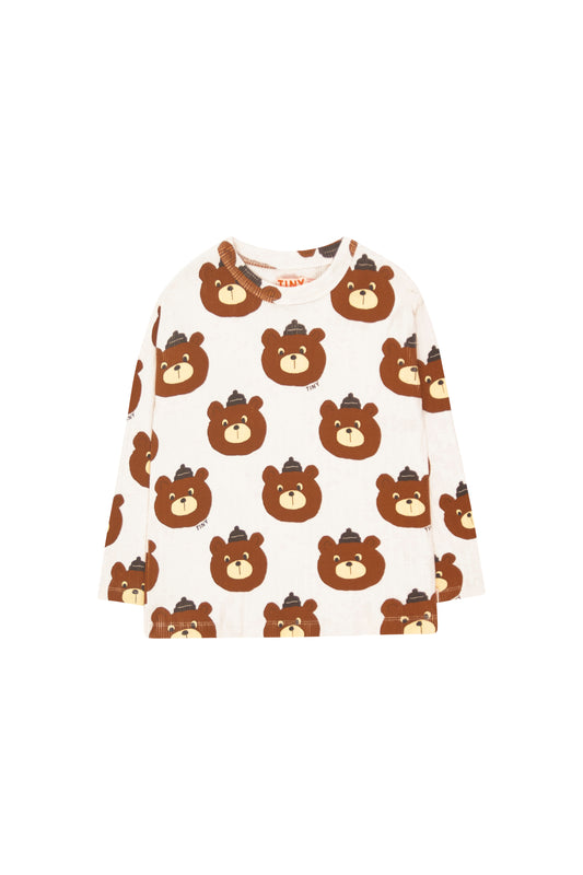 Bears Tee - Light Cream Heather