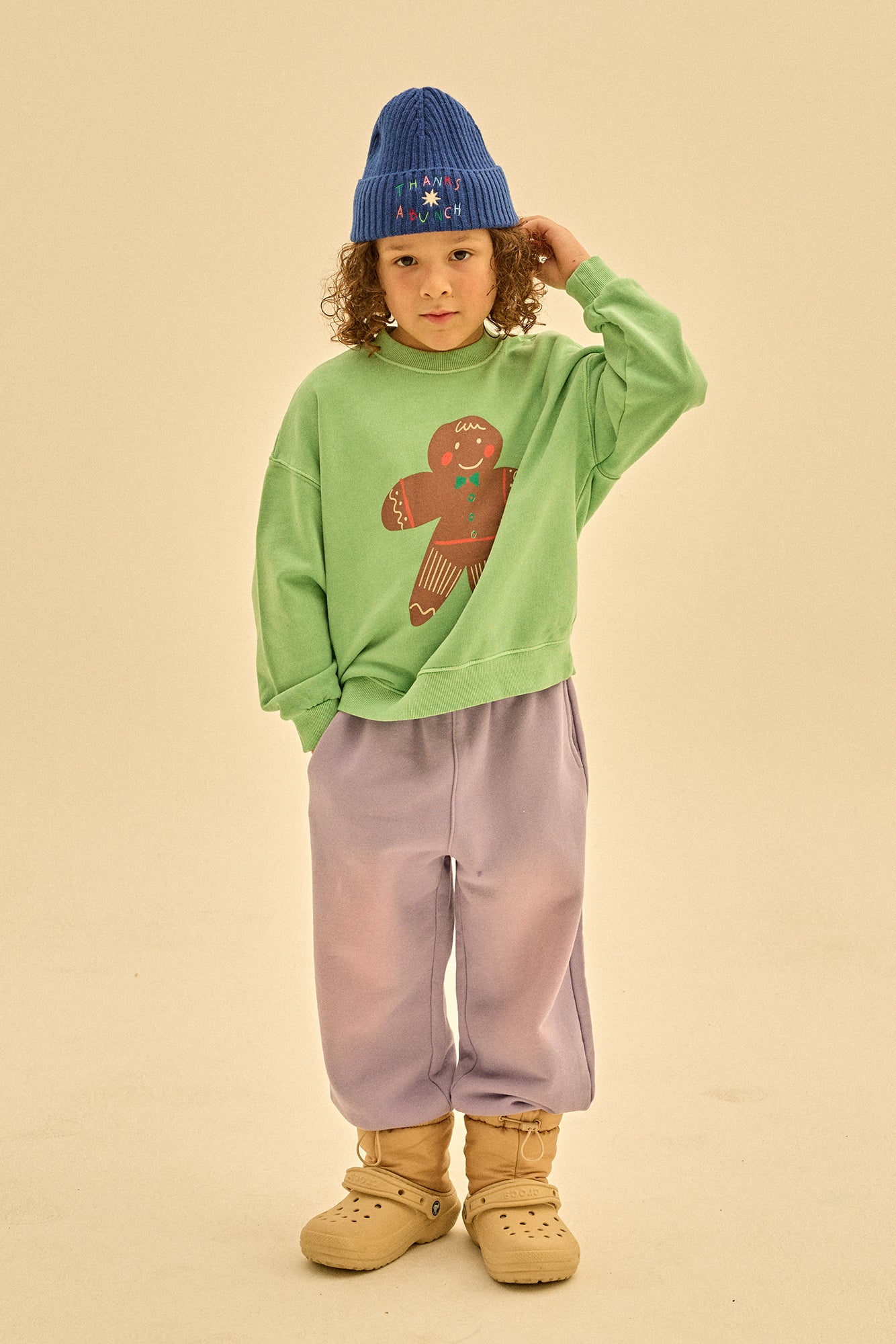 JM Logo Patch Lounge Pants - Purple