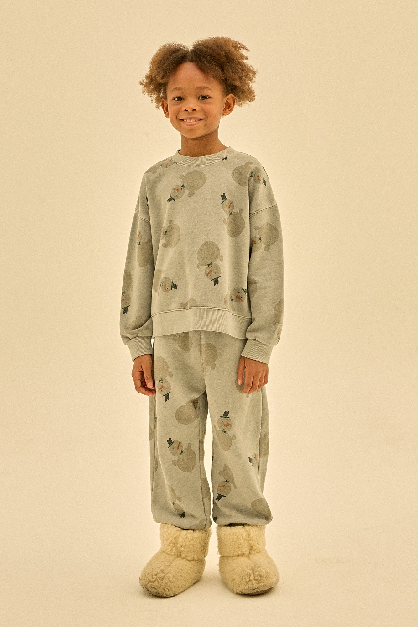 Snowman Pigment Lounge Pants - Gray