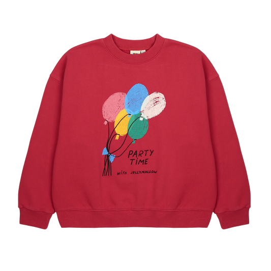 Balloon Sweatshirt - Dark Pink