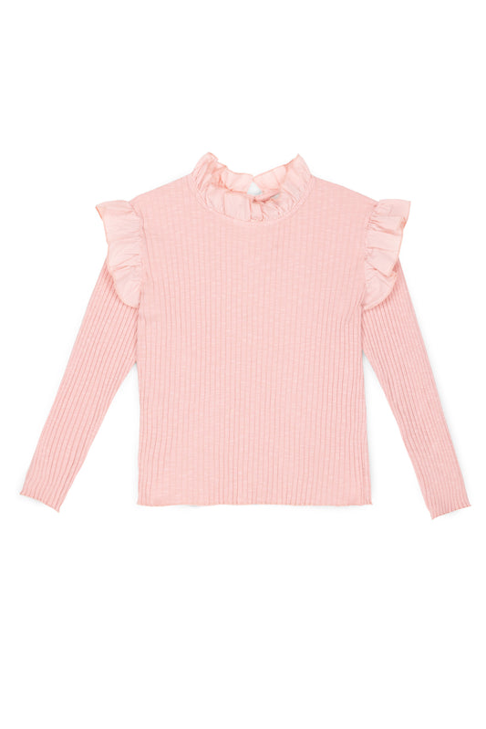 Charlotte Jersey Top - Coral