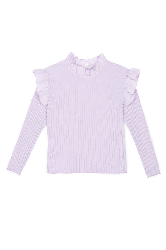 Charlotte Jersey Top - Mauve