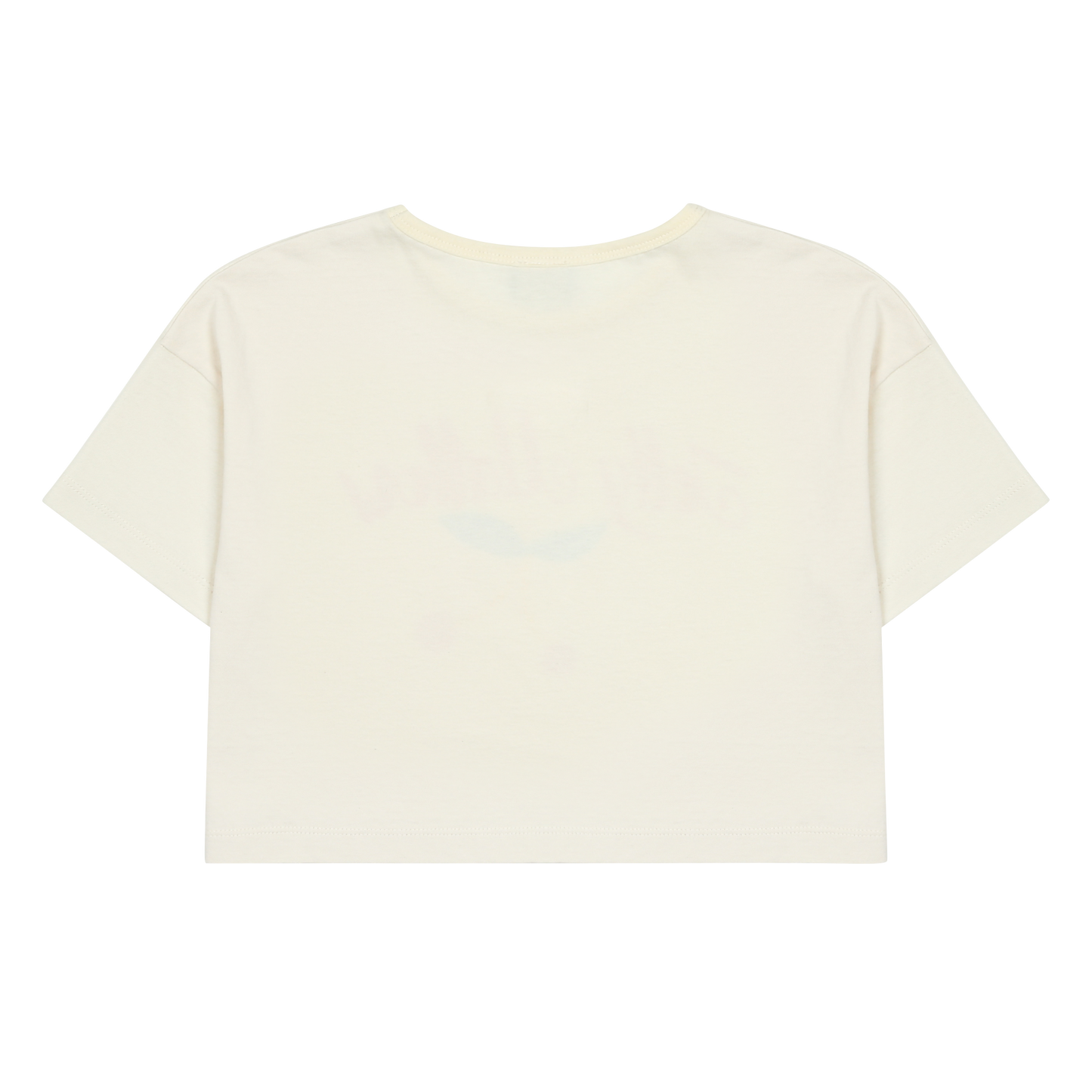 Cherry Cropped T-Shirt - Ivory