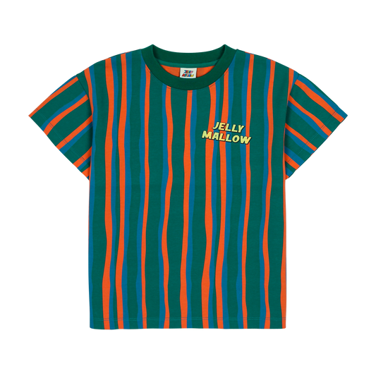 JM Striped T-Shirt - Green