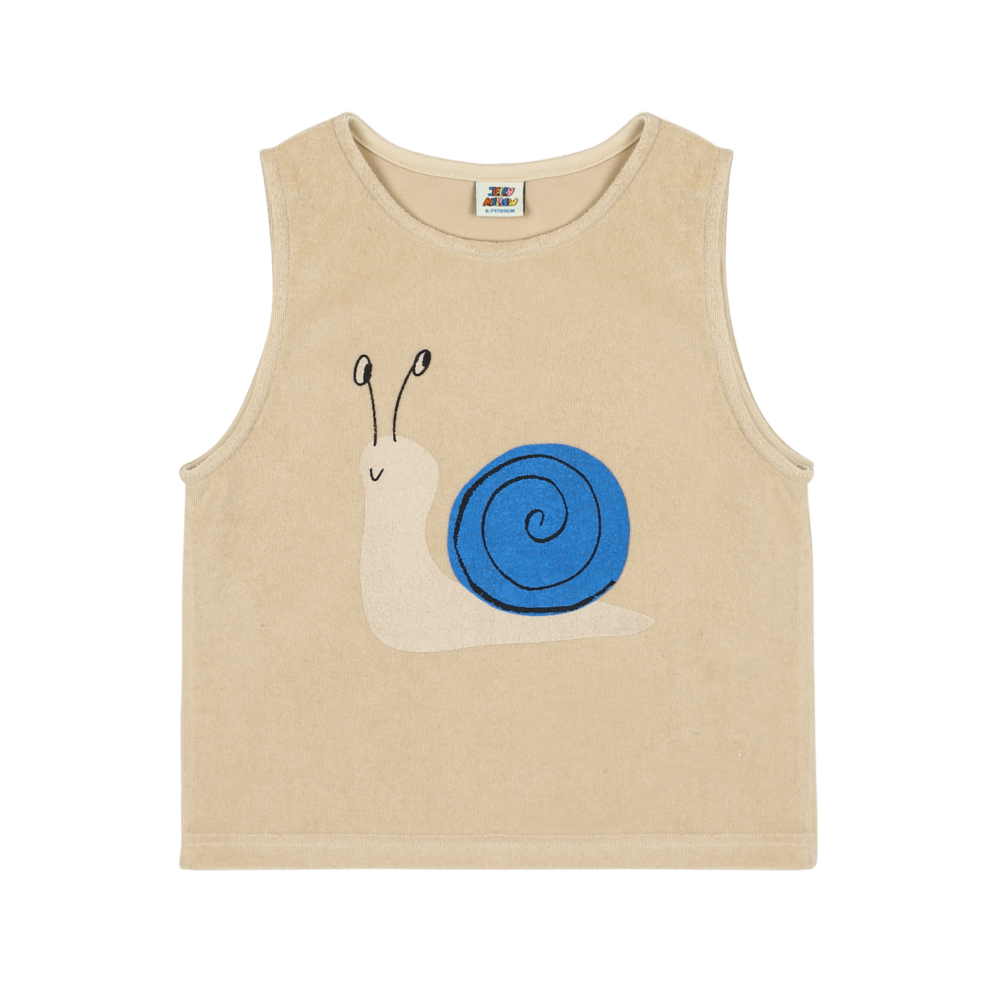 Snail Terry Tank - Beige