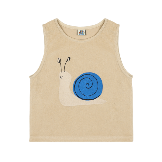 Snail Terry Tank - Beige