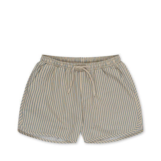 Asnou Swim Shorts - Blue Stripe