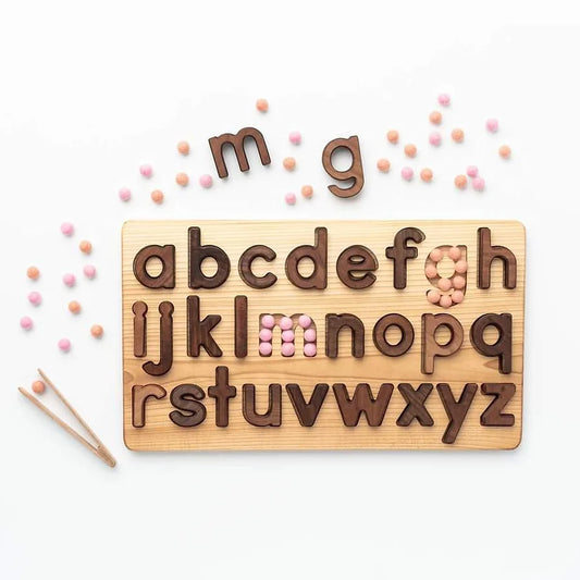 Rompecabezas del alfabeto en minúsculas