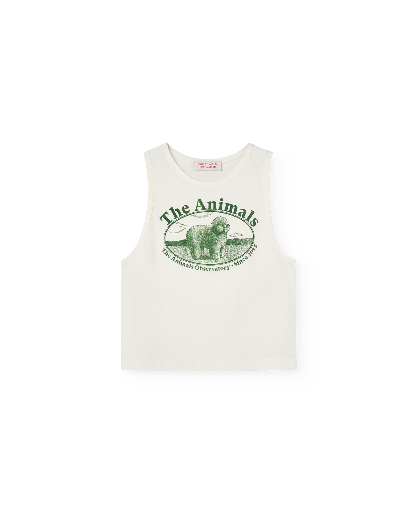 Poodle Frog Tank Top - White