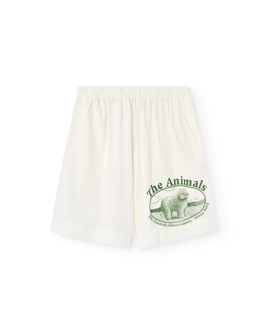 Poodle Mole Bermuda Shorts - White