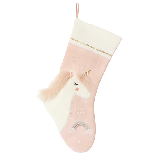 Unicorn Stocking - Pink