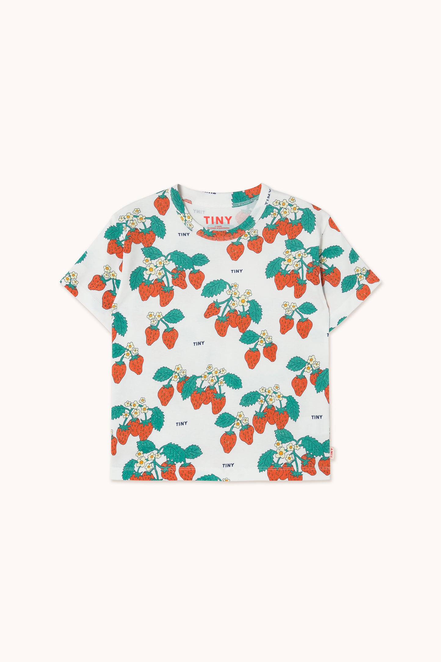 Strawberries Tee - Off-White