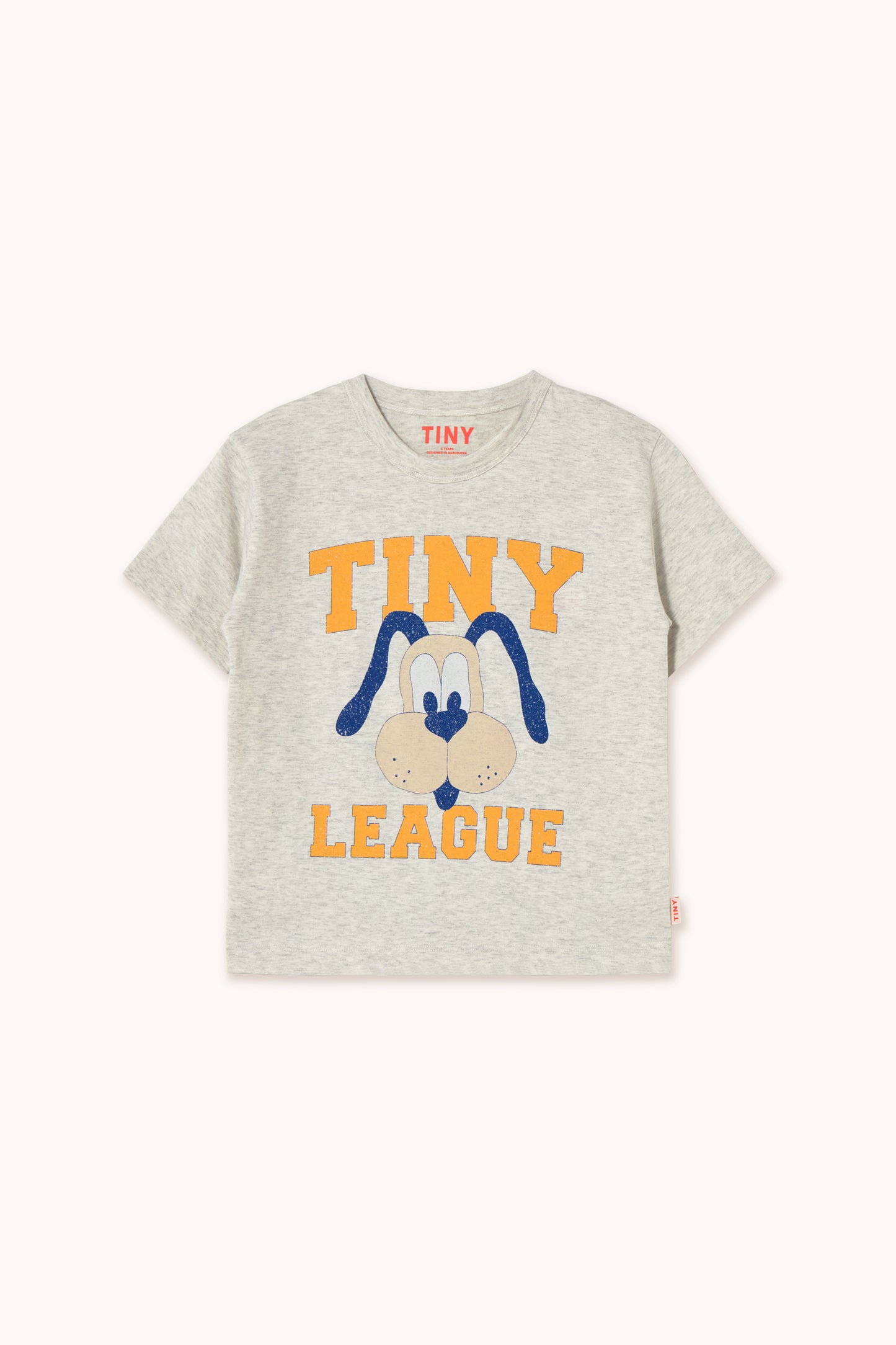 Tiny League Tee - Light Grey Heather