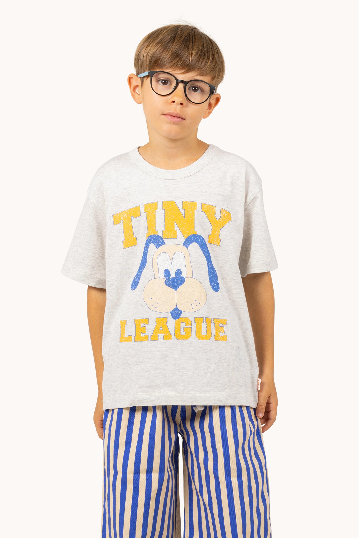 Tiny League Tee - Light Grey Heather