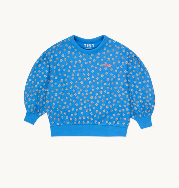 Daisies Sweatshirt - Blue