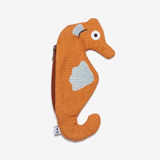 Seahorse - Orange Keychain