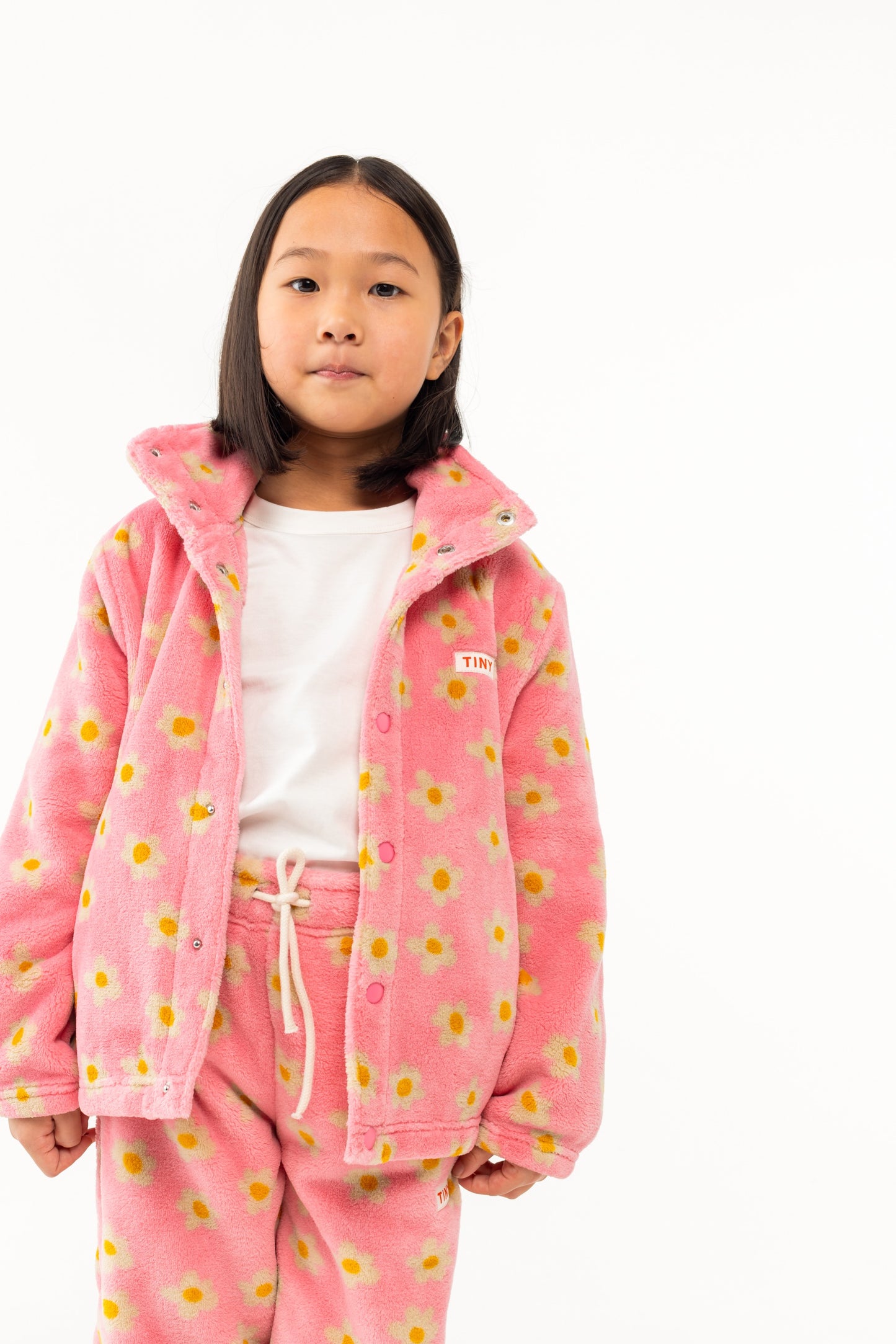 Daisies Polar Jacket - Pink