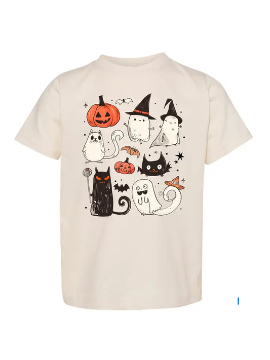 Halloween Collage Tee - Off White