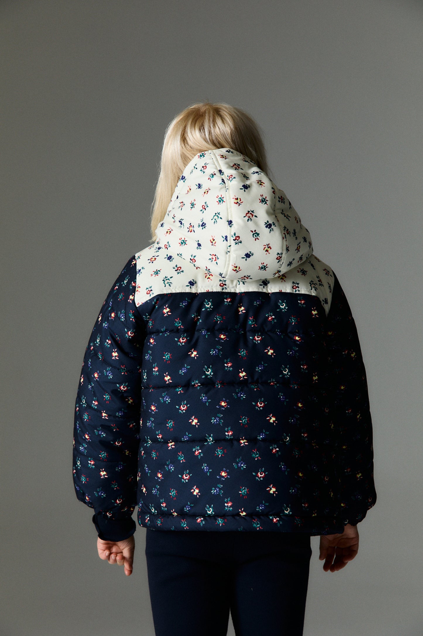 Heaven Jacket Mini Blossom - Midnight Navy & Vanilla Cream