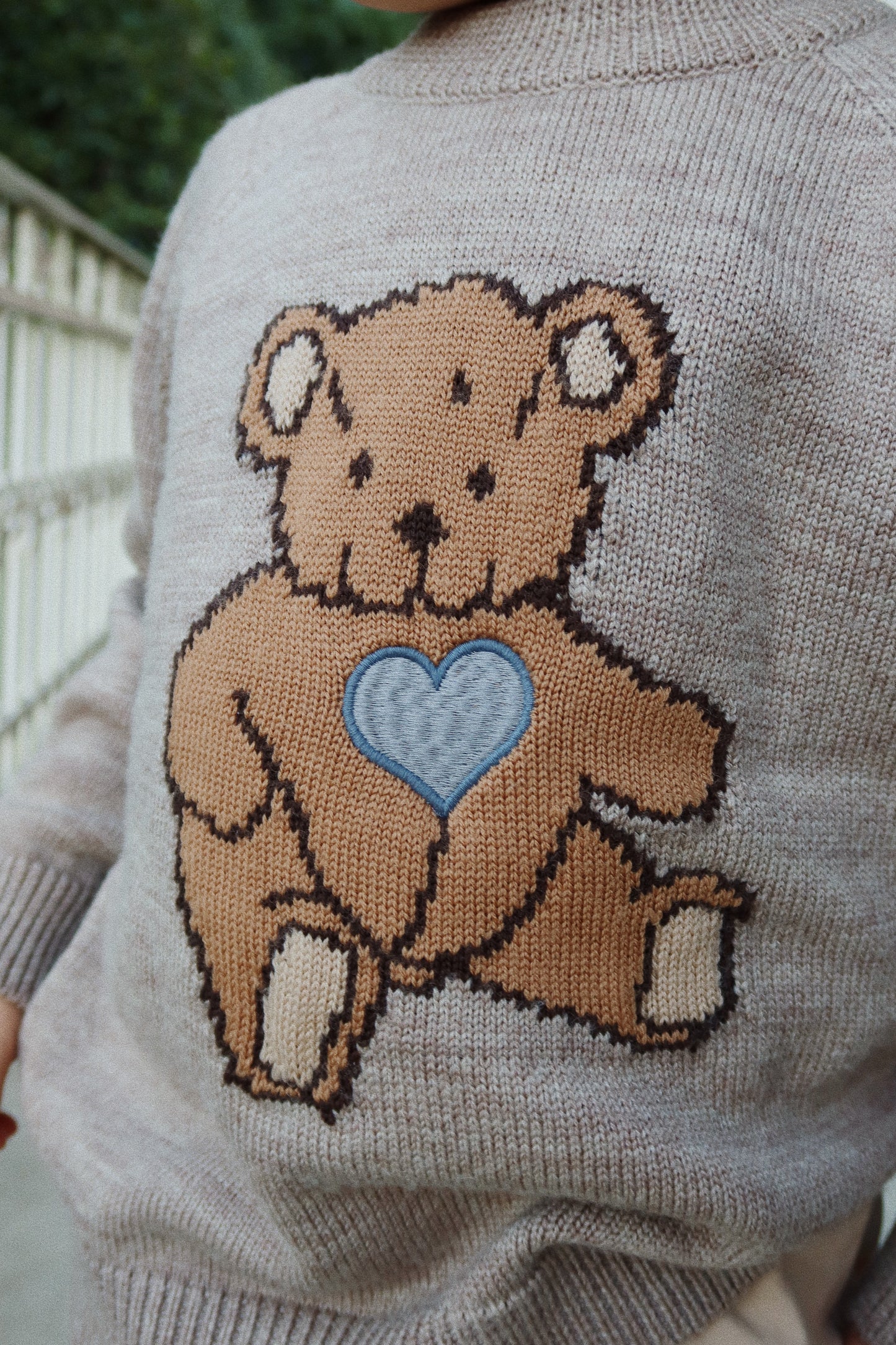 Billi Knit Sweater - Teddy Bear