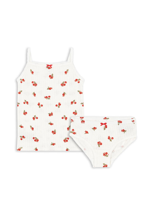 Minnie Underwear Set - Rose Red