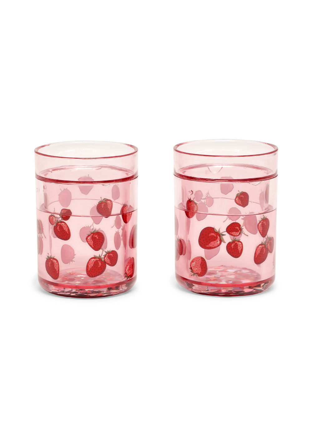 2-Pack Glitter Cups - Fragola