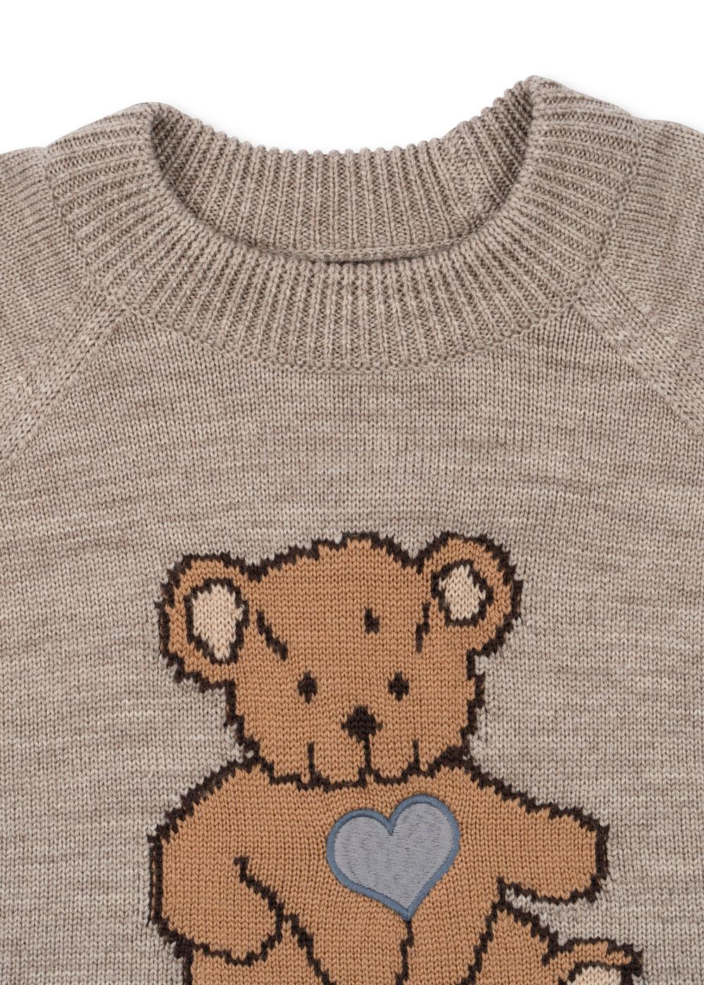 Billi Knit Sweater - Teddy Bear