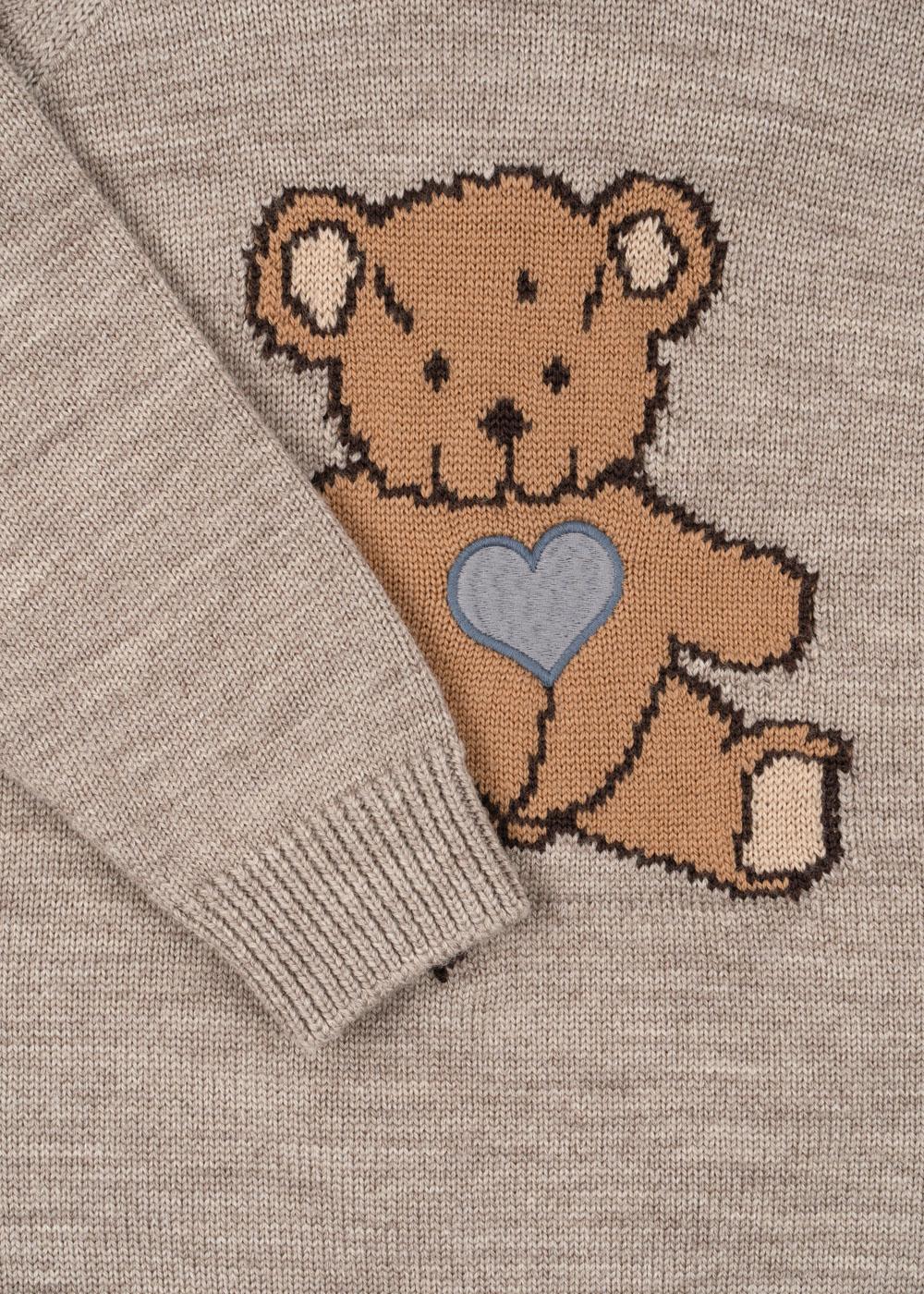 Billi Knit Sweater - Teddy Bear