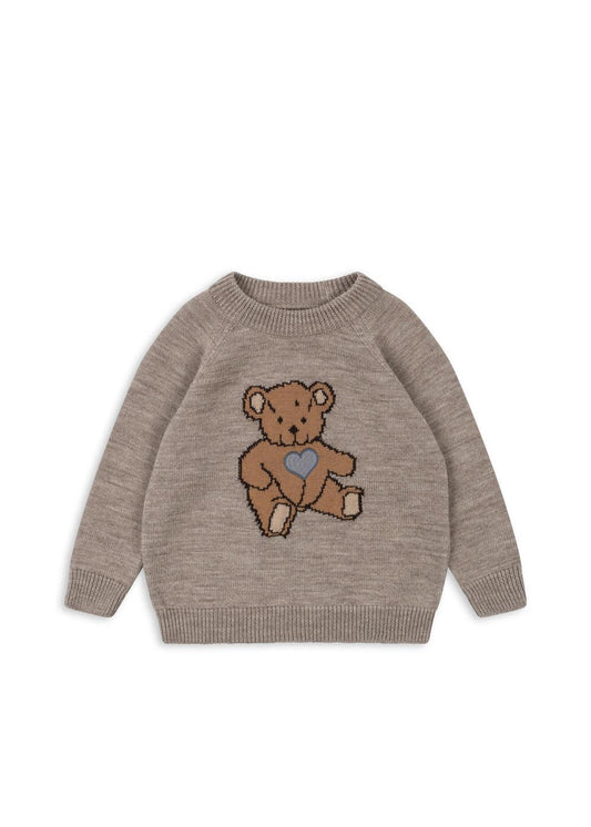 Billi Knit Sweater - Teddy Bear